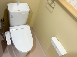 トイレリフォーム 和式から洋式へ、空間を広げて快適になった事務所のトイレ